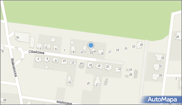 Grabówka, Cisowa, 13, mapa Grabówka
