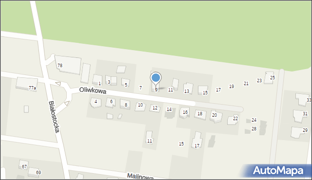 Grabówka, Cisowa, 9, mapa Grabówka