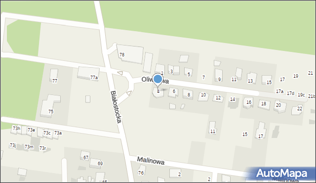 Grabówka, Cisowa, 4, mapa Grabówka