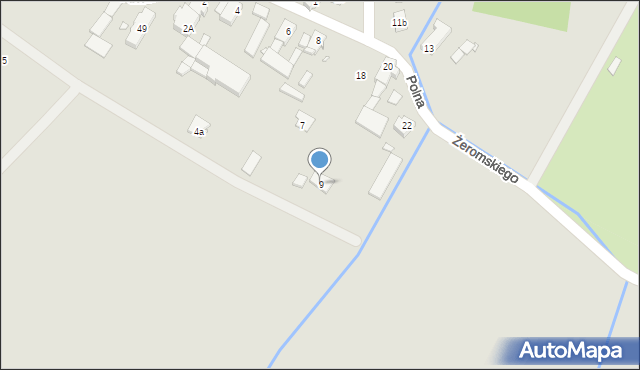 Grodków, Cicha, 9, mapa Grodków