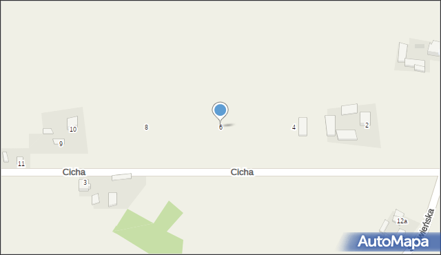 Gromadzice, Cicha, 6, mapa Gromadzice