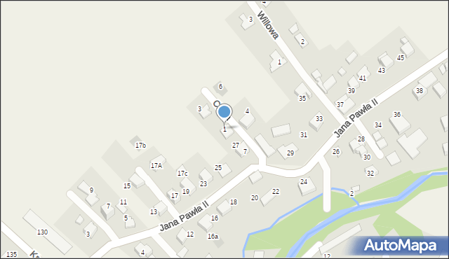 Hecznarowice, Cicha, 1, mapa Hecznarowice