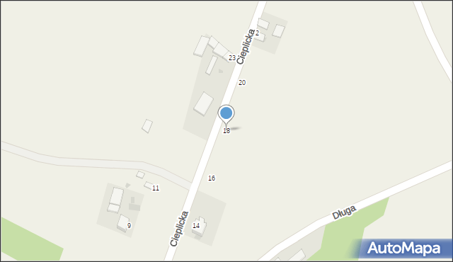 Jangrot, Cieplicka, 18, mapa Jangrot