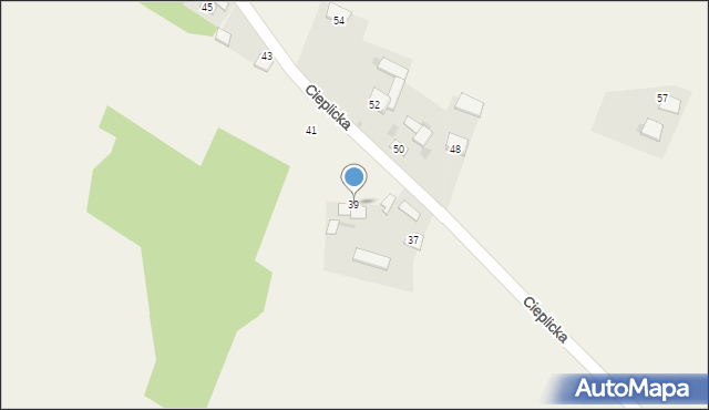 Jangrot, Cieplicka, 39, mapa Jangrot