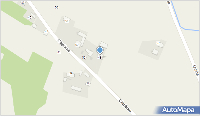 Jangrot, Cieplicka, 48, mapa Jangrot