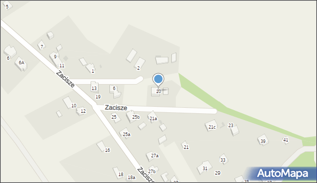 Jankowice, Cicha, 10, mapa Jankowice