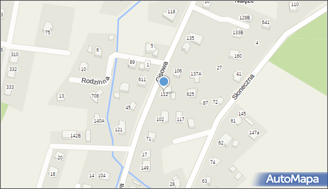 Jaworze, Cisowa, 112, mapa Jaworze