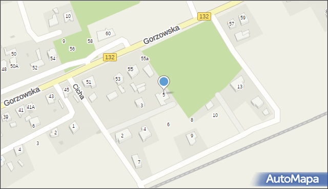 Jenin, Cicha, 5, mapa Jenin