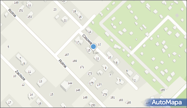 Kajetany, Cisowa, 13, mapa Kajetany