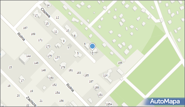 Kajetany, Cisowa, 2, mapa Kajetany