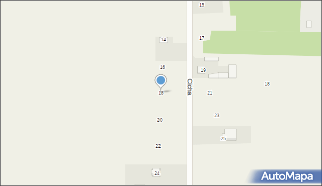 Kamion, Cicha, 18, mapa Kamion