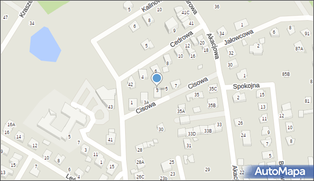 Kobyłka, Cisowa, 3, mapa Kobyłka