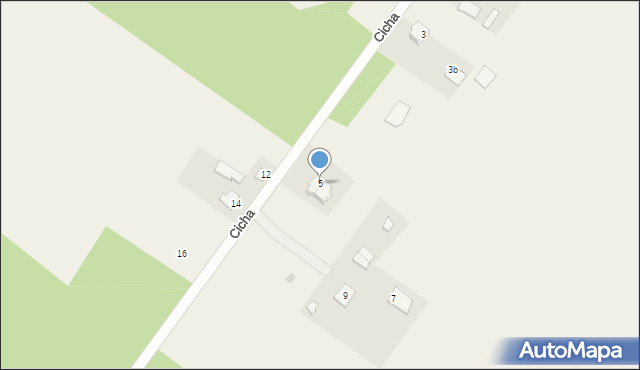 Kruklanki, Cicha, 5, mapa Kruklanki