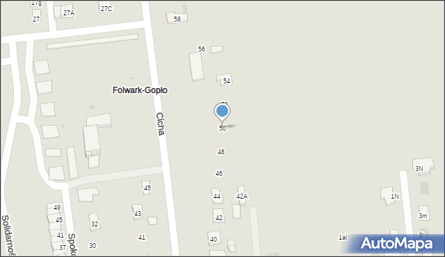 Kruszwica, Cicha, 50, mapa Kruszwica