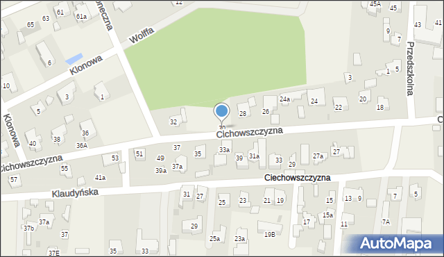 Laski, Cichowszczyzna, 30, mapa Laski