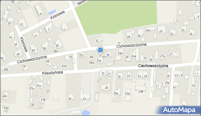 Laski, Cichowszczyzna, 47, mapa Laski