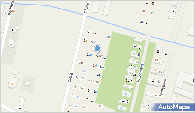 Łazy, Cicha, 2am, mapa Łazy