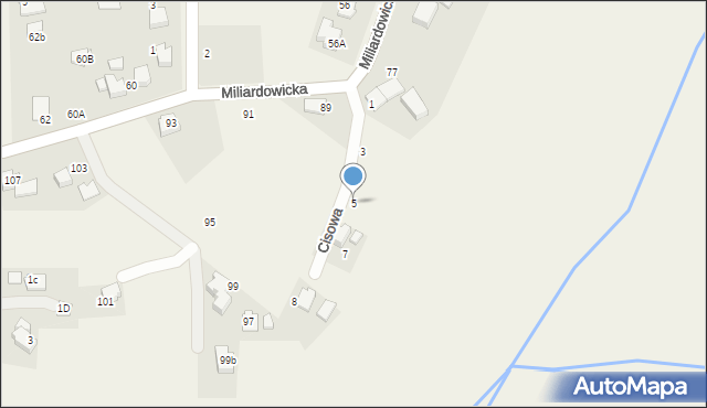 Ligota, Cisowa, 5, mapa Ligota