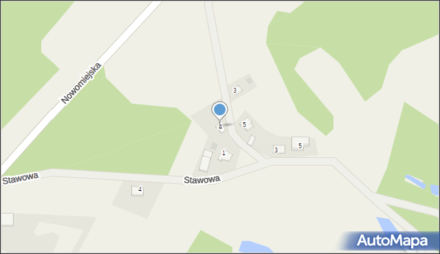 Lipowiec, Cicha, 4, mapa Lipowiec