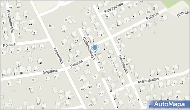 Lubartów, Ciołkowskiego Konstantego, 26, mapa Lubartów