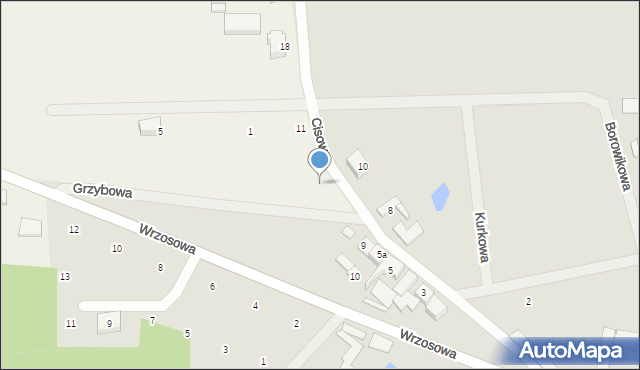 Malachin, Cisowa, 9, mapa Malachin