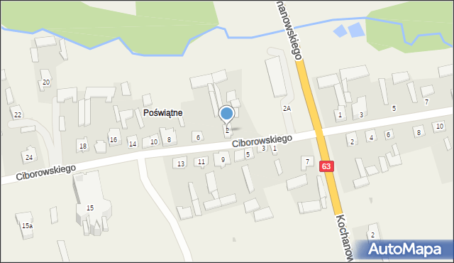 Mały Płock, Ciborowskiego Tadeusza, ks., 2, mapa Mały Płock