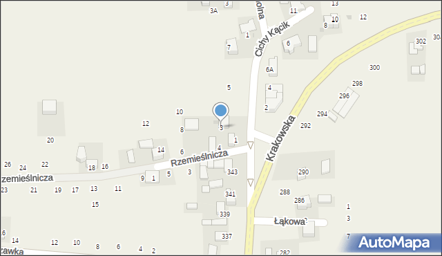 Michałowice, Cichy Kącik, 3, mapa Michałowice