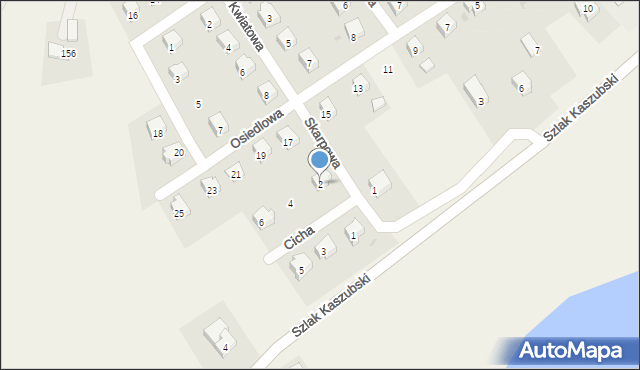 Miechucino, Cicha, 2, mapa Miechucino