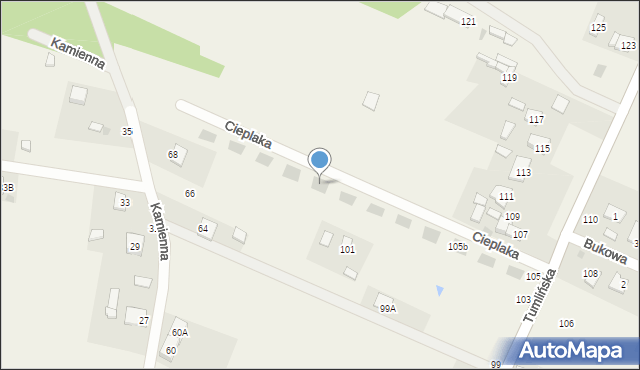 Miedziana Góra, Cieplaka Jana, abp., 15, mapa Miedziana Góra