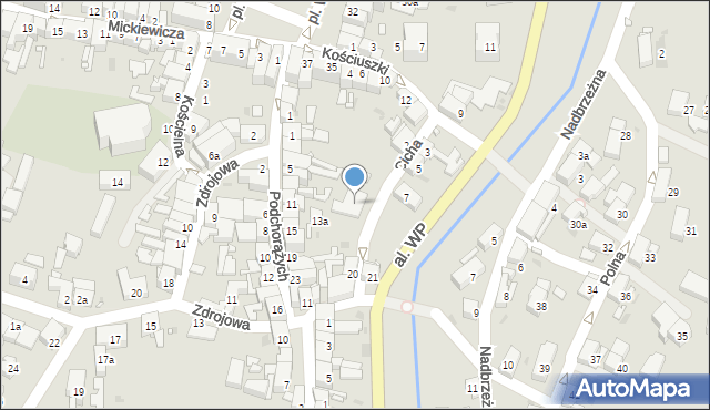Mirsk, Cicha, 6, mapa Mirsk