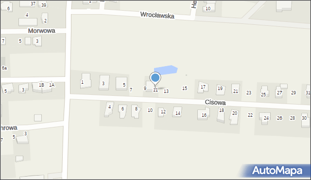Mosty, Cisowa, 11, mapa Mosty