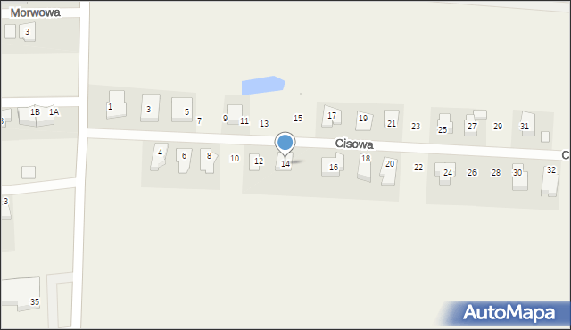 Mosty, Cisowa, 14, mapa Mosty