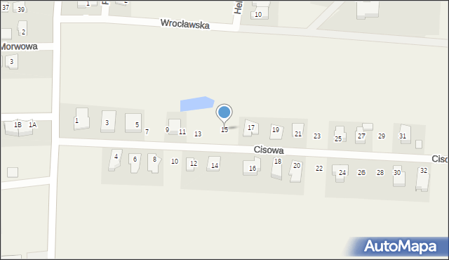 Mosty, Cisowa, 15, mapa Mosty