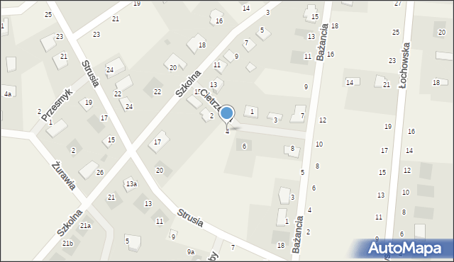 Murowaniec, Cietrzewia, 4, mapa Murowaniec