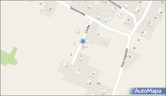 Narama, Cicha, 3, mapa Narama