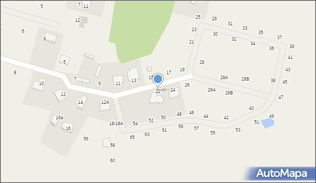 Nekla, Ciepła, 22, mapa Nekla