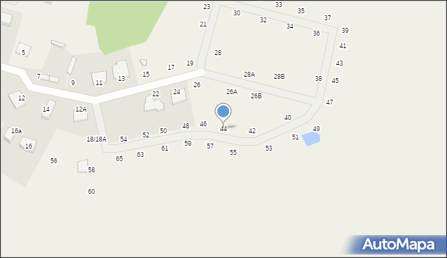 Nekla, Ciepła, 44, mapa Nekla