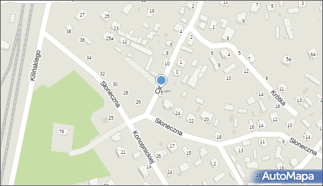 Nowa Dęba, Cicha, 5, mapa Nowa Dęba