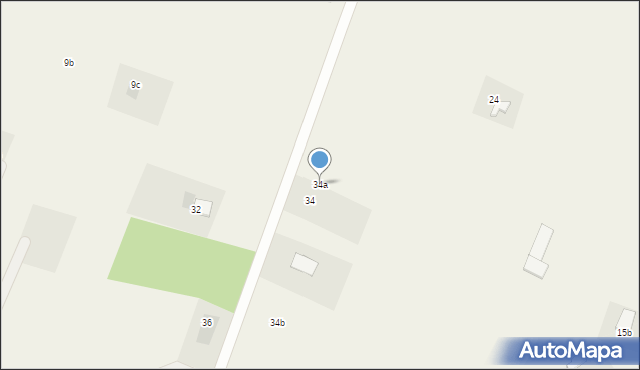 Nowa Wieś, Cicha, 34a, mapa Nowa Wieś