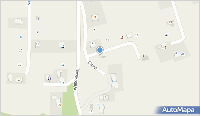 Nowe Dwory, Cicha, 2, mapa Nowe Dwory