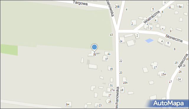 Nowe Miasto, Ciechanowska, 39, mapa Nowe Miasto