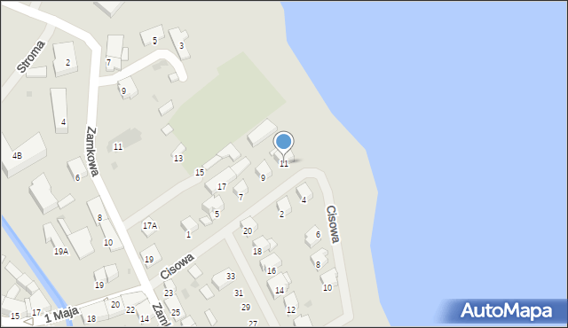 Olecko, Cisowa, 11, mapa Olecko