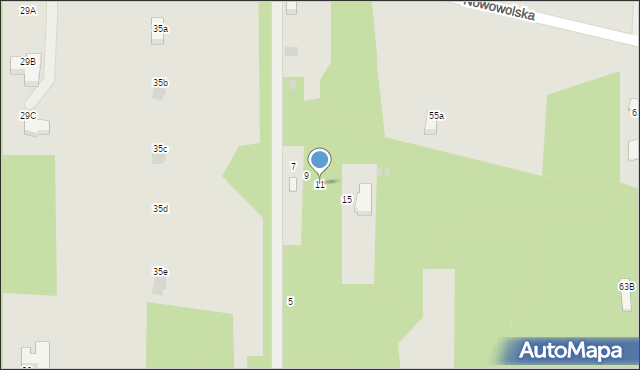 Pabianice, Ciasna, 11, mapa Pabianic