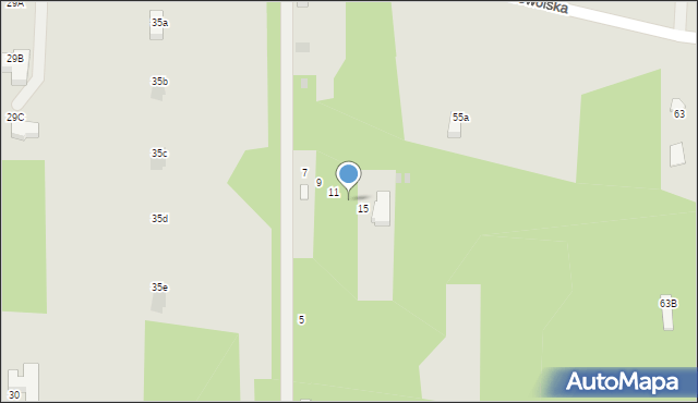 Pabianice, Ciasna, 13, mapa Pabianic