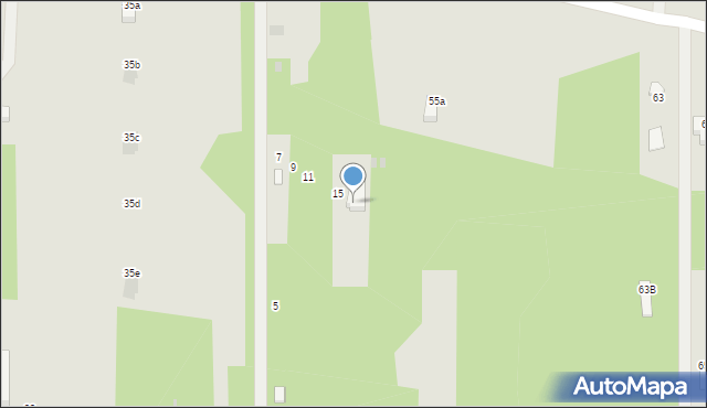 Pabianice, Ciasna, 17, mapa Pabianic