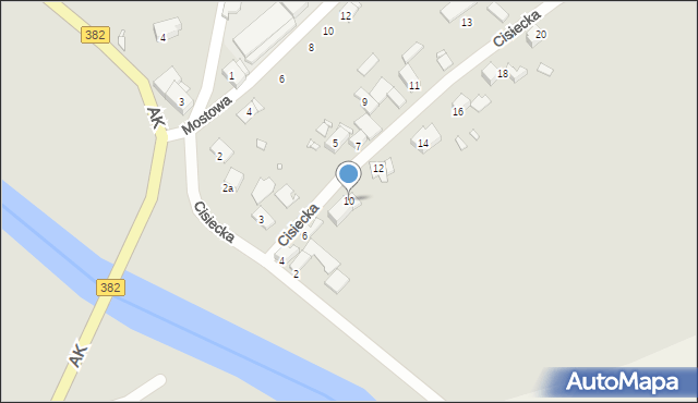 Paczków, Cisiecka, 10, mapa Paczków