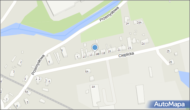 Piechowice, Cieplicka, 15, mapa Piechowice