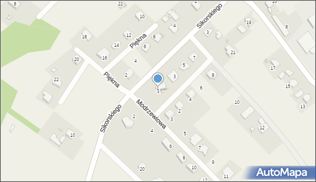 Pielgrzymowice, Cisowa, 1, mapa Pielgrzymowice