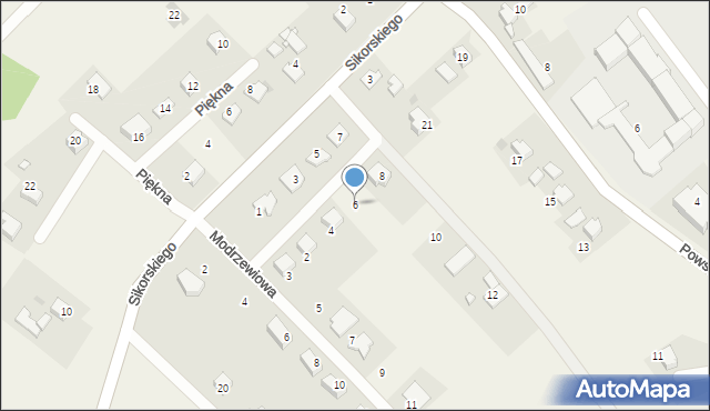 Pielgrzymowice, Cisowa, 6, mapa Pielgrzymowice