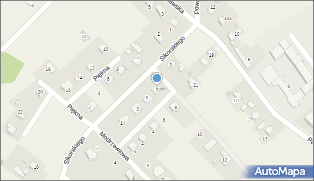 Pielgrzymowice, Cisowa, 7, mapa Pielgrzymowice